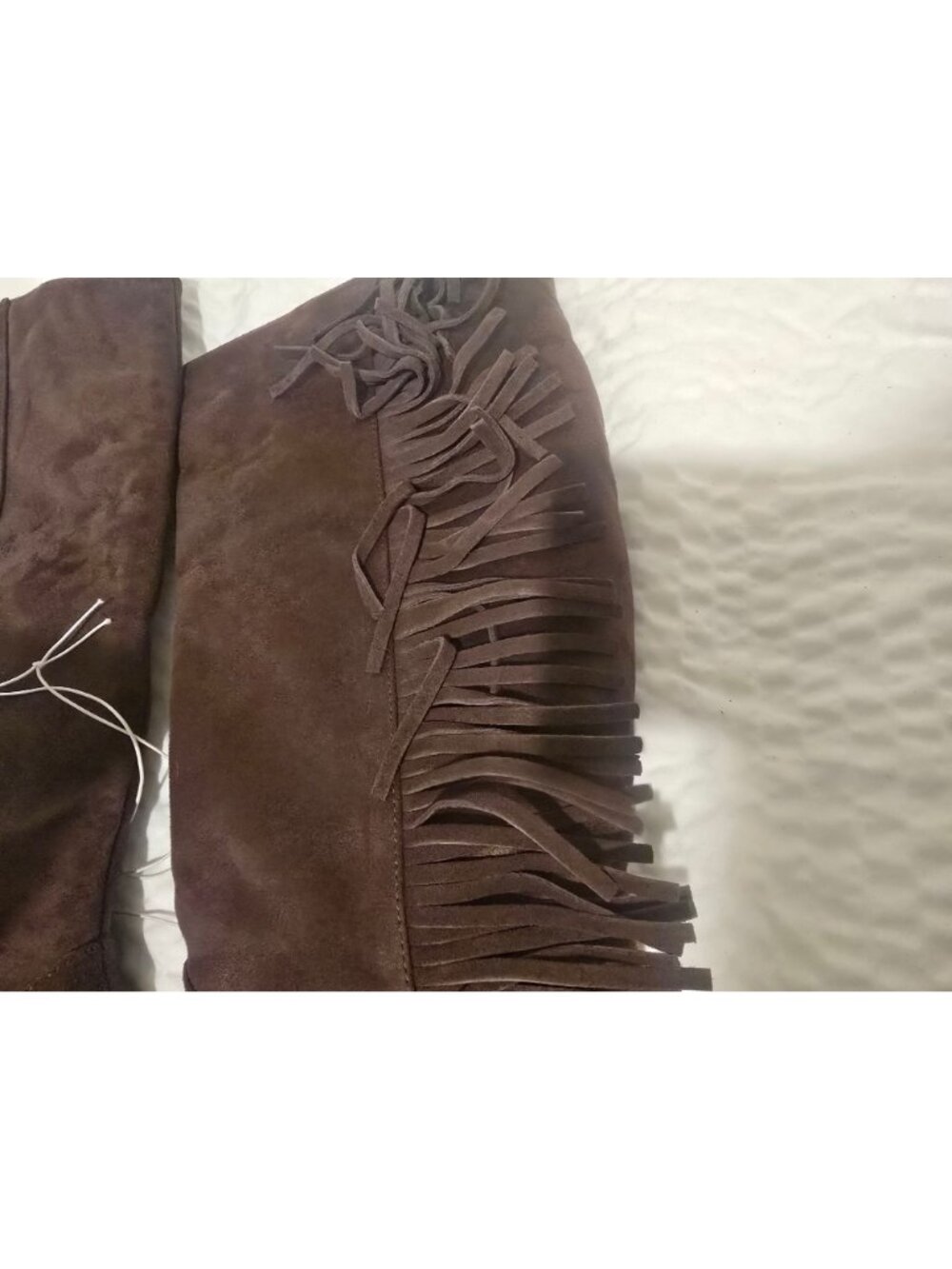 Women’s Patsy Tall Fringe Western Boots with Memory Foam Insole – Universal Thre - Picture 5 of 9